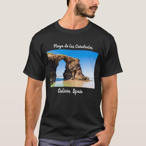 Galicia Spain _ Playa de las Catedrales T_Shirt