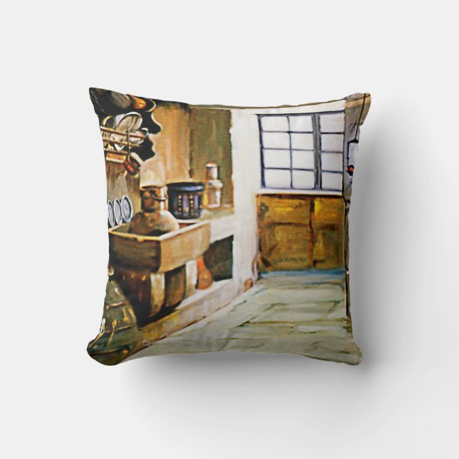 Galician Corner (Point)/Galician nook (Sketch) Throw Pillow (Front)