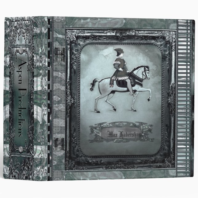 Galient Querne 3 Ring Binder (Front/Spine)