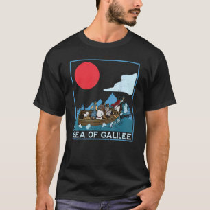 Galilee seas storms religious Christians Christian T-Shirt