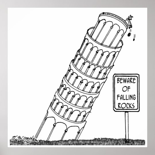 Galileo Cartoon 0958 Poster | Zazzle.com