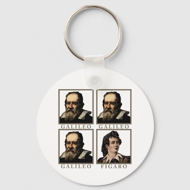 Galileo Figaro Keychain (Front)