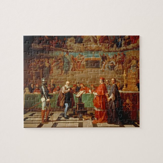Galileo Galilei (1564-1642) before members of the Jigsaw Puzzle (Horizontal)