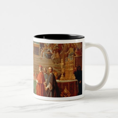 Galileo Galilei 1564_1642 before members of the Two_Tone Coffee Mug