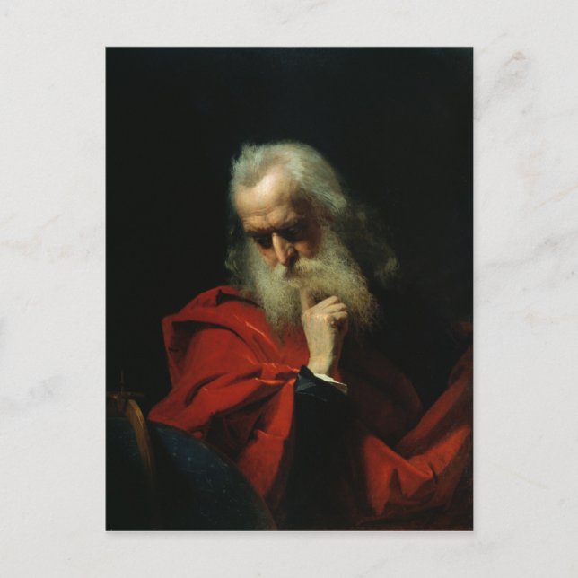 Galileo Galilei  1858 Postcard (Front)