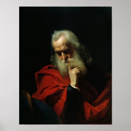 Galileo Galilei  1858 Poster