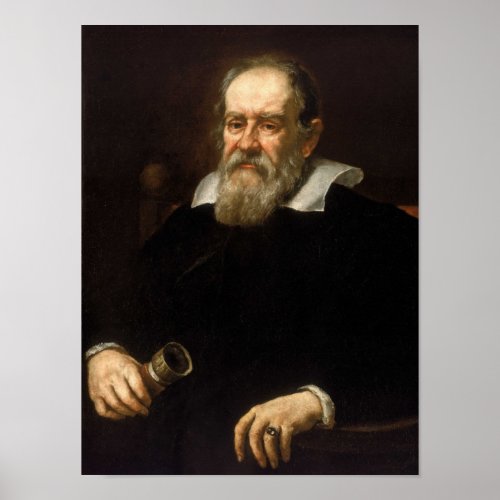 Galileo Galilei _ Astronomer and Mathematician Poster