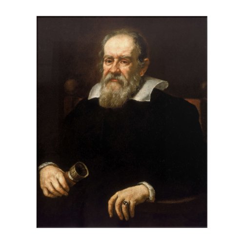 Galileo Galilei Father of Modern Science Astronomy Acrylic Print