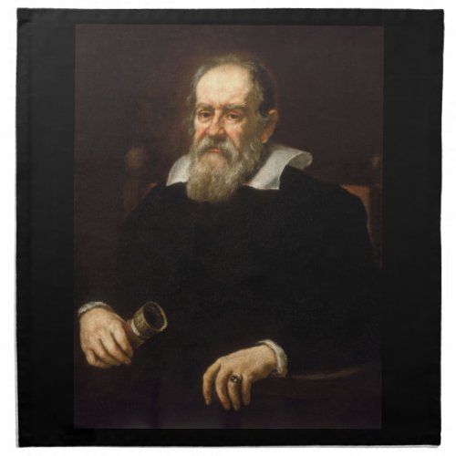 Galileo Galilei Father of Modern Science Astronomy Cloth Napkin