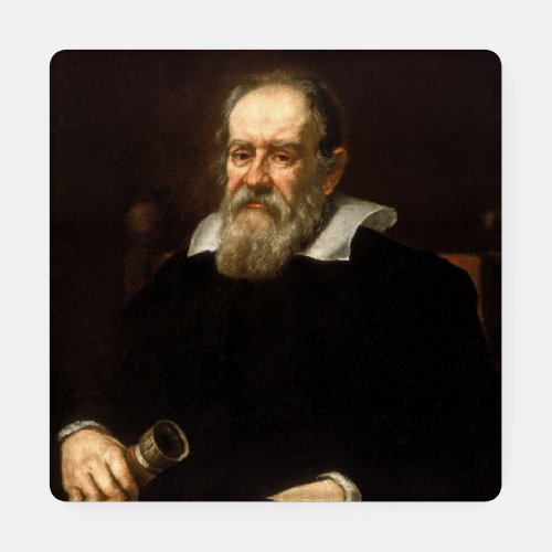 Galileo Galilei Father of Modern Science Astronomy Coaster Set