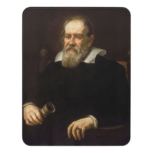 Galileo Galilei Father of Modern Science Astronomy Door Sign