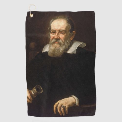 Galileo Galilei Father of Modern Science Astronomy Golf Towel