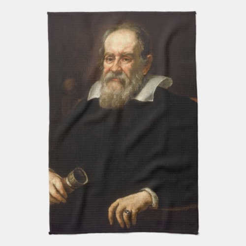 Galileo Galilei Father of Modern Science Astronomy Kitchen Towel