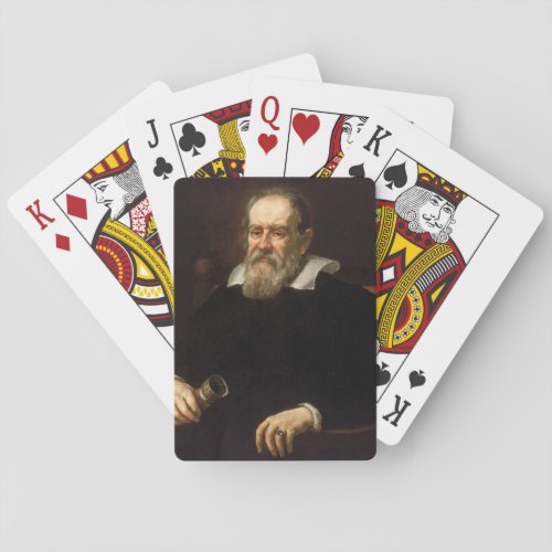 Galileo Galilei Father of Modern Science Astronomy Poker Cards