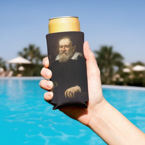 Galileo Galilei Father of Modern Science Astronomy Seltzer Can Cooler