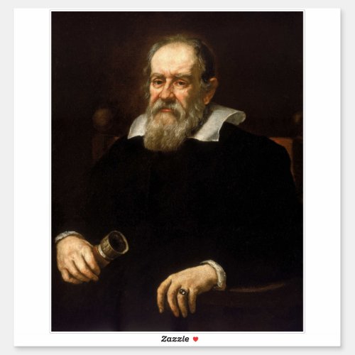 Galileo Galilei Father of Modern Science Astronomy Sticker