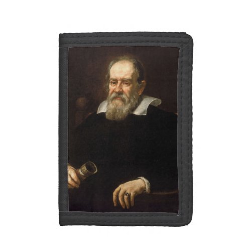 Galileo Galilei Father of Modern Science Astronomy Trifold Wallet
