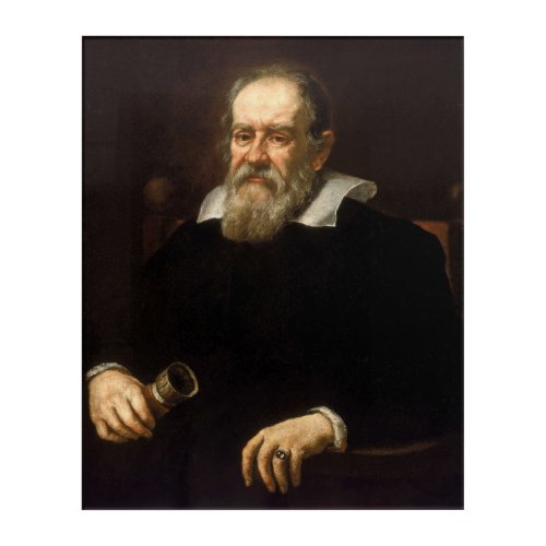 Galileo Galilei Father of Science  Astronomy Acrylic Print