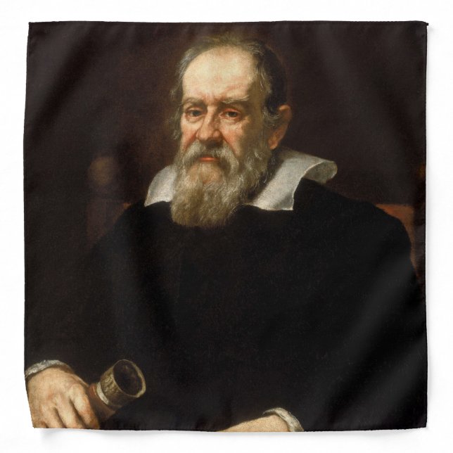 Galileo Galilei: Father of Science & Astronomy Bandana (Front)