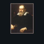 Galileo Galilei: Father of Science & Astronomy Canvas Print<br><div class="desc">Justus Sustermans, a Flemish artist, captured Galileo Galilei in oil paint around 1636. The portrait depicts the renowned scientist in his later years. Seated in a chair, his white beard and dark clothing convey a sense of age and experience. A telescope, the instrument that revolutionized his life's work, rests prominently...</div>