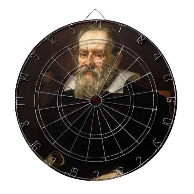 Galileo Galilei: Father of Science & Astronomy Dart Board (Front)