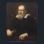 Galileo Galilei: Father of Science & Astronomy Door Sign<br><div class="desc">Justus Sustermans, a Flemish artist, captured Galileo Galilei in oil paint around 1636. The portrait depicts the renowned scientist in his later years. Seated in a chair, his white beard and dark clothing convey a sense of age and experience. A telescope, the instrument that revolutionized his life's work, rests prominently...</div>