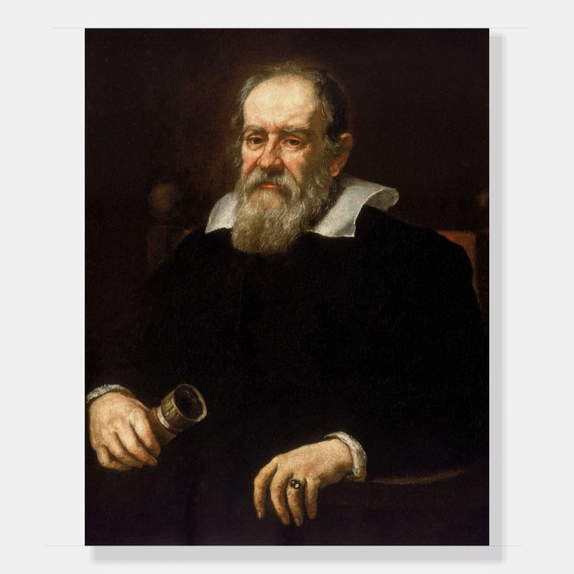 Galileo Galilei: Father of Science & Astronomy Foam Board | Zazzle