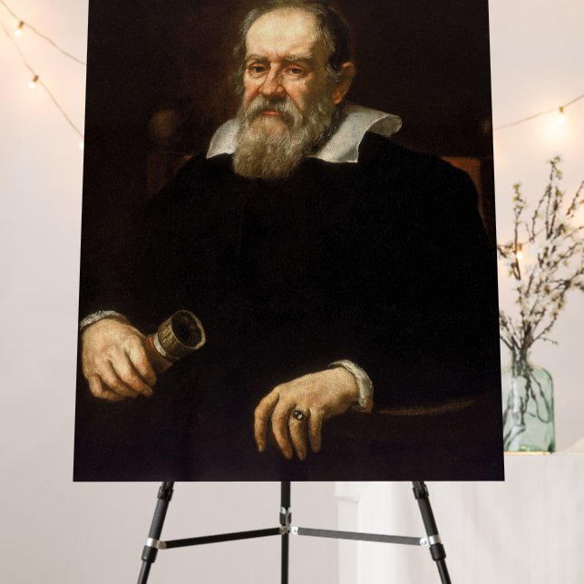 Galileo Galilei: Father of Science & Astronomy Foam Board | Zazzle