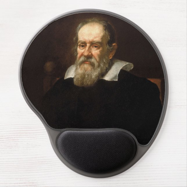 Galileo Galilei: Father of Science & Astronomy Gel Mouse Pad (Front)