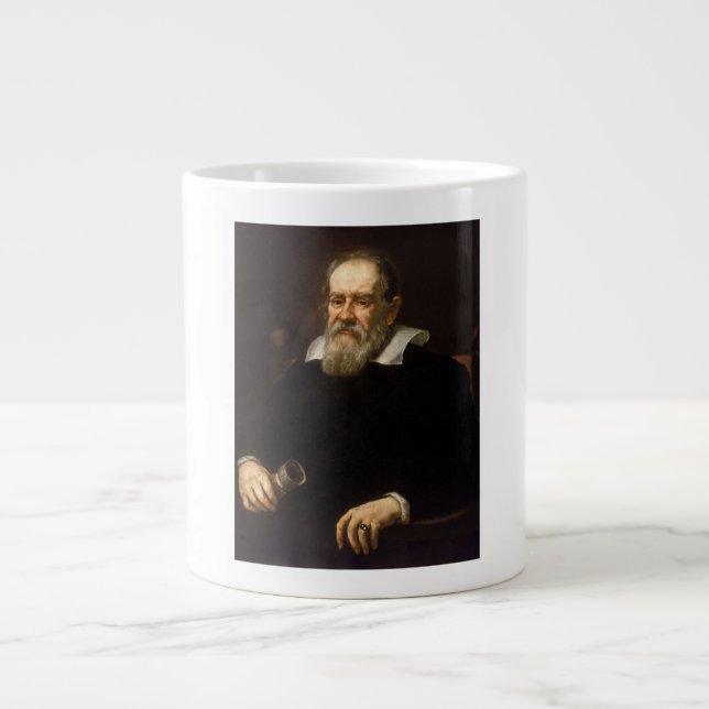 Galileo Galilei: Father of Science & Astronomy Giant Coffee Mug (Front)