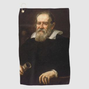 Galileo Galilei: Father of Science & Astronomy Golf Towel