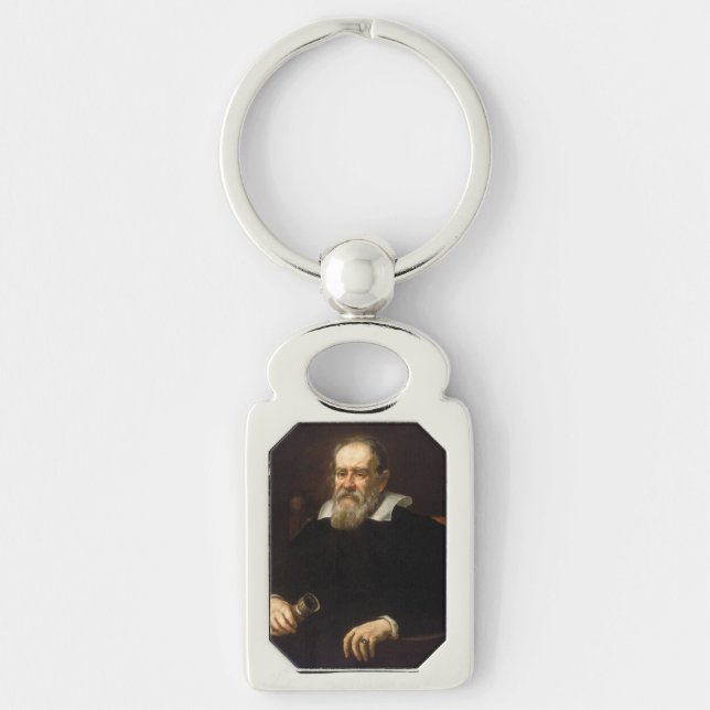 Galileo Galilei: Father of Science & Astronomy Keychain (Front)