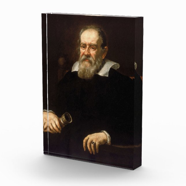 Galileo Galilei: Father of Science & Astronomy Photo Block | Zazzle