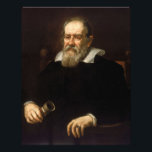 Galileo Galilei: Father of Science & Astronomy Photo Print<br><div class="desc">Justus Sustermans, a Flemish artist, captured Galileo Galilei in oil paint around 1636. The portrait depicts the renowned scientist in his later years. Seated in a chair, his white beard and dark clothing convey a sense of age and experience. A telescope, the instrument that revolutionized his life's work, rests prominently...</div>