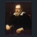 Galileo Galilei: Father of Science & Astronomy Photo Print<br><div class="desc">Justus Sustermans, a Flemish artist, captured Galileo Galilei in oil paint around 1636. The portrait depicts the renowned scientist in his later years. Seated in a chair, his white beard and dark clothing convey a sense of age and experience. A telescope, the instrument that revolutionized his life's work, rests prominently...</div>