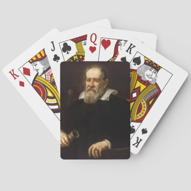 Galileo Galilei: Father of Science & Astronomy Poker Cards (Back)