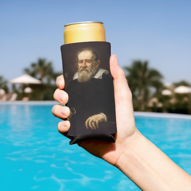 Galileo Galilei: Father of Science & Astronomy Seltzer Can Cooler (In Situ Pool)