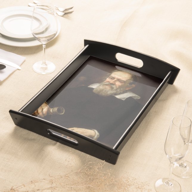 Galileo Galilei: Father of Science & Astronomy Serving Tray (Front)