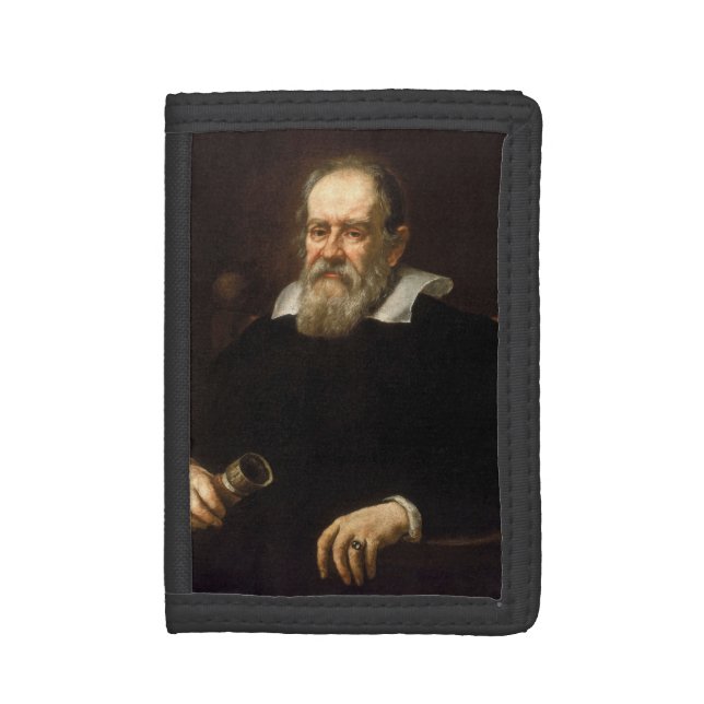Galileo Galilei: Father of Science & Astronomy Trifold Wallet (Front Vertical)