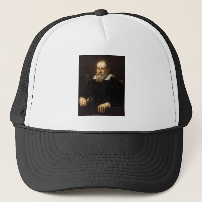 Galileo Galilei: Father of Science & Astronomy Trucker Hat (Front)