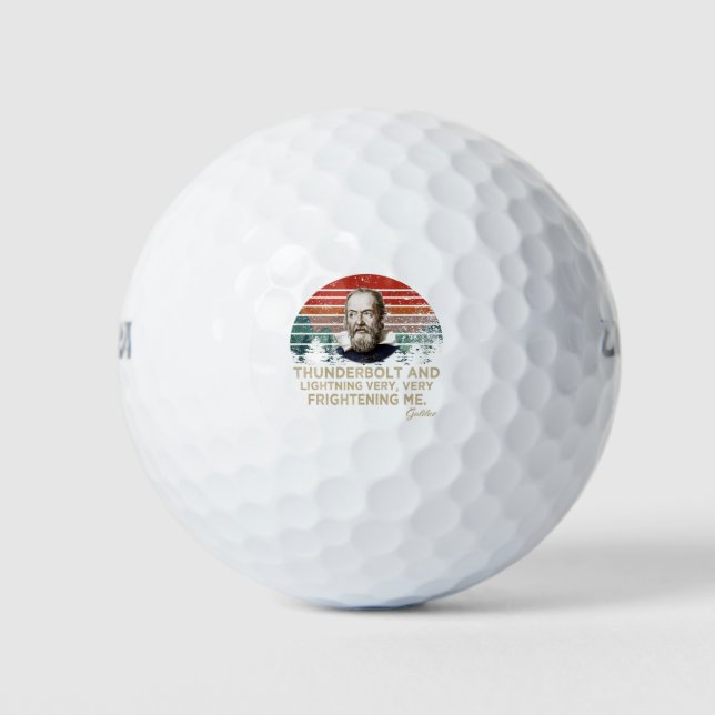 Galileo Galilei Golf Balls (Front)
