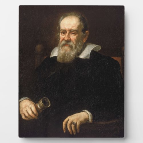 Galileo Galilei Portrait Plaque