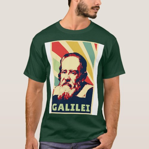 Galileo Galilei Vintage Colors T_Shirt
