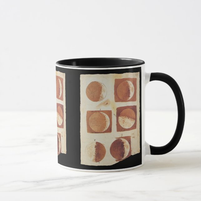 Galileo moon phases 1616 mug (Right)