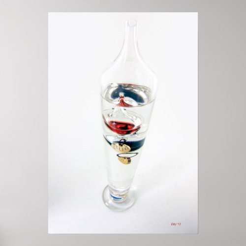 Galileo Thermometer Poster