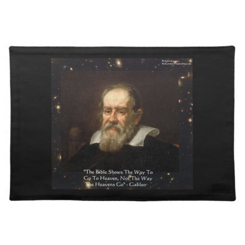 Galileo Way To Heaven Quote Place Mat