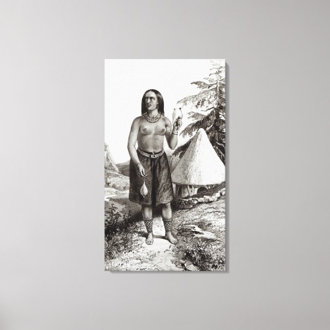 Galla Woman Canvas Print (Front)