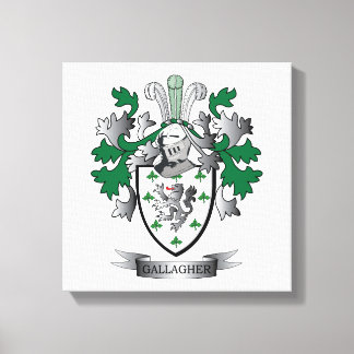 Gallagher Coat of Arms Canvas Print