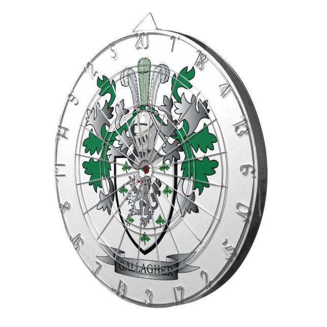 Gallagher Coat of Arms Dartboard (Front Right)