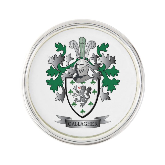 Gallagher Coat of Arms Pin (Front)